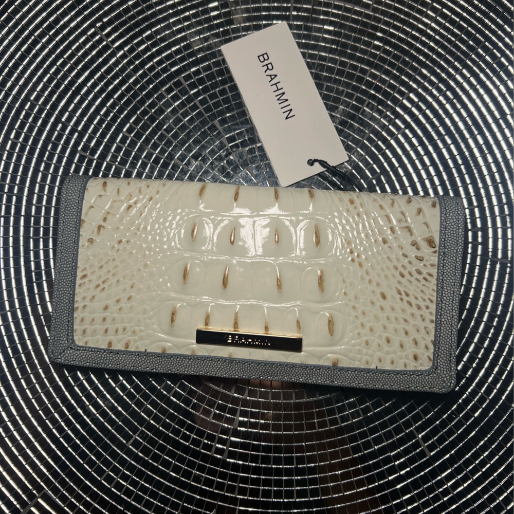 BRAHMIN | Rosette Snowball Minden Satchel & Wallet NWT - Picture 6 of 8